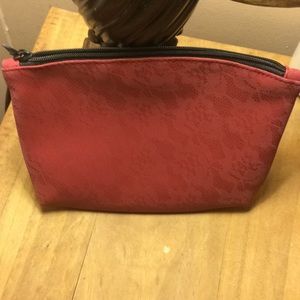 Maroon Small Makeup Bag